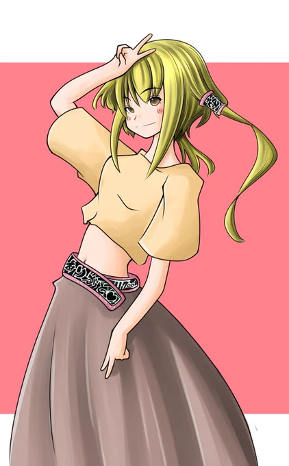 明日は休みだナ #一次創作 #イラスト