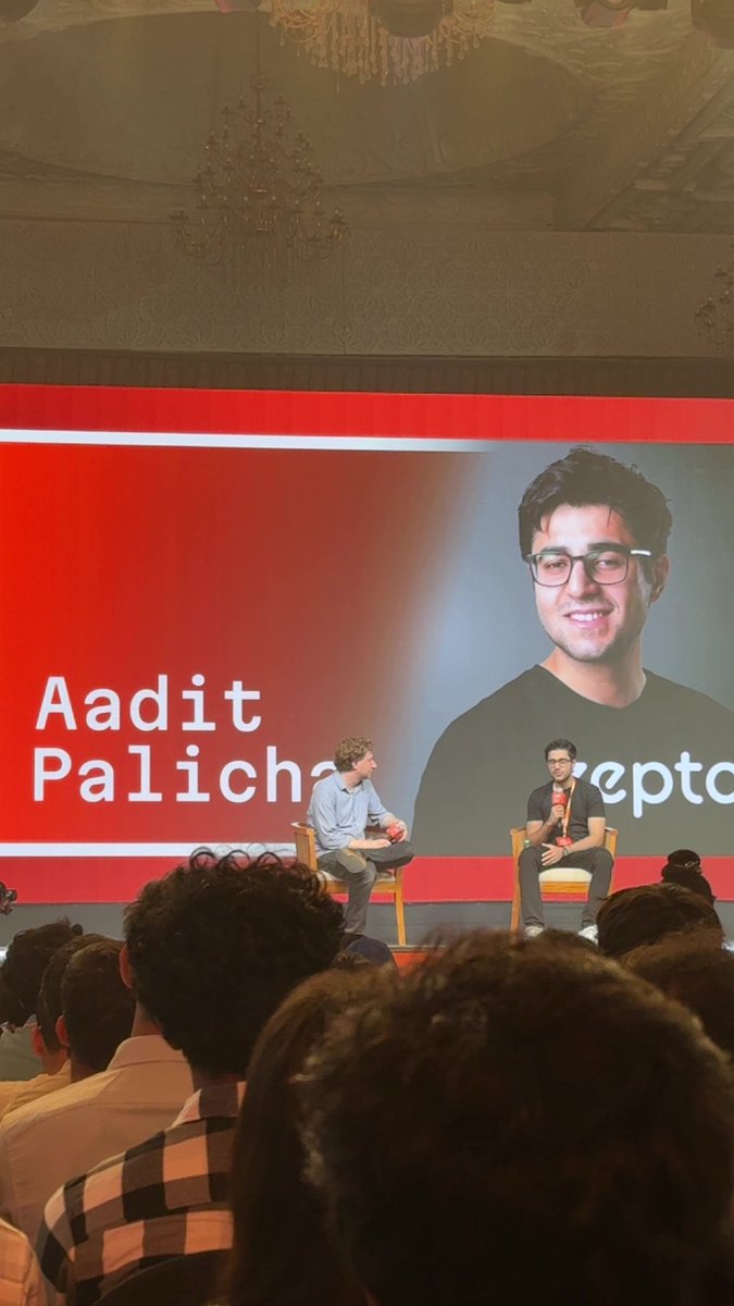 almost_krishna's tweet photo. At YC startup school ! https://t.co/VXolspnszM
