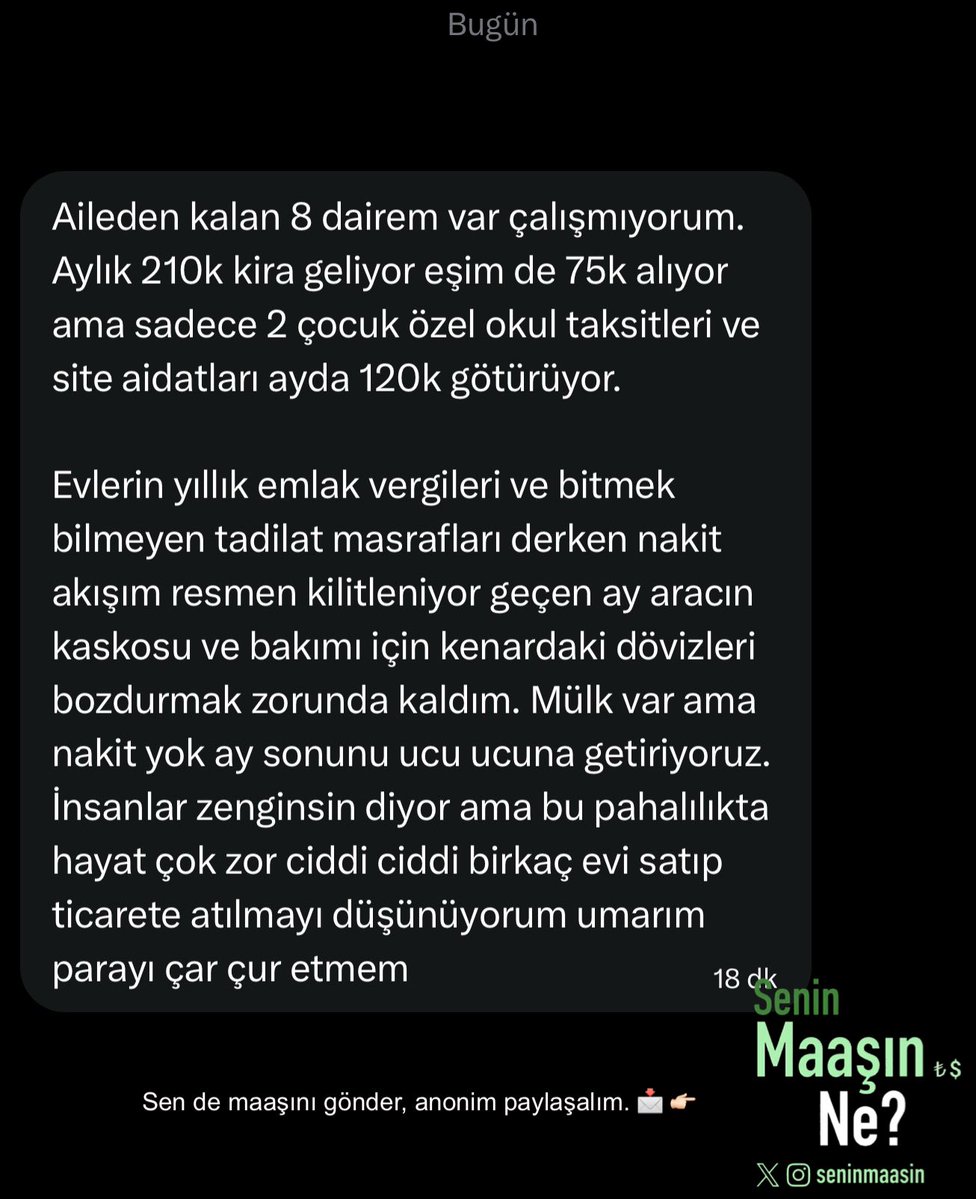 Senin Maaşın Ne? 💸 tweet media