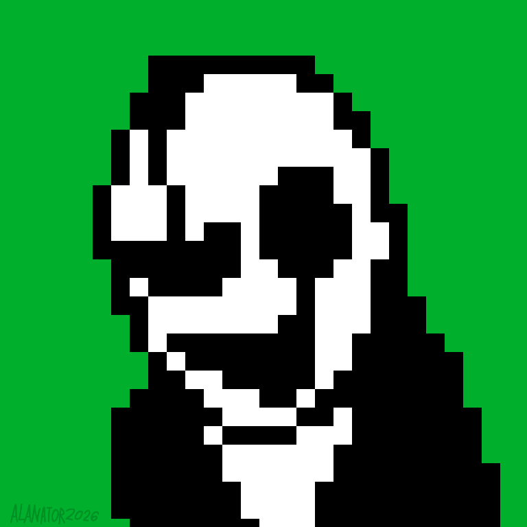 KingAlanator's tweet image. A group of Gasters is called a memory.

A memory of a forgotten man, shattered across time and space.

There are no more memories.

#Undertale #Deltarune #Gaster #WDGaster #Fanart #DigitalArt #PixelArt #Art