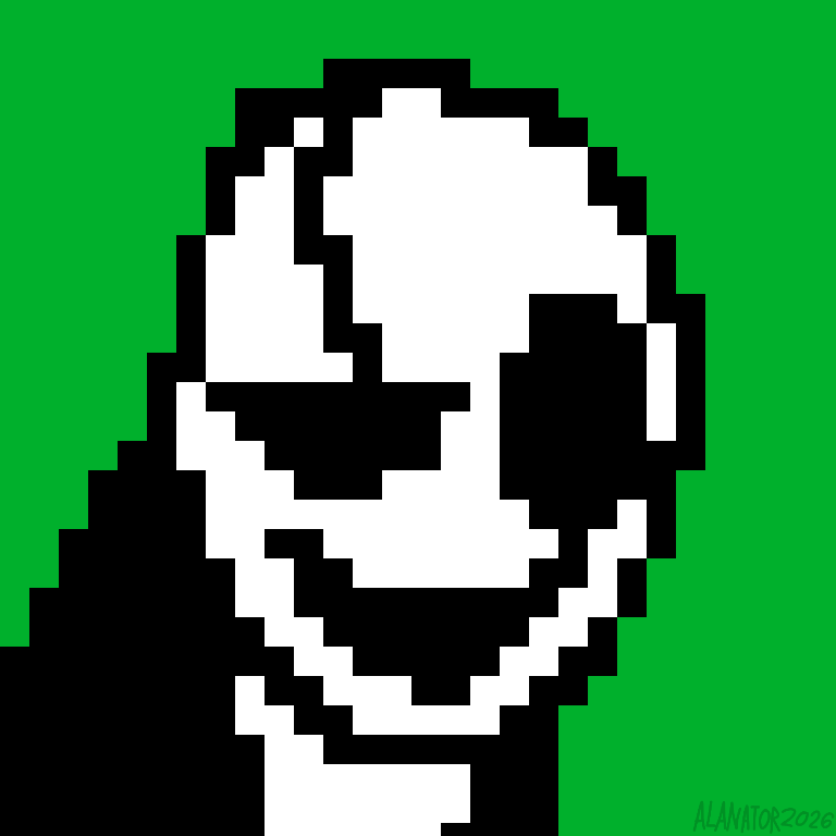 KingAlanator's tweet image. A group of Gasters is called a memory.

A memory of a forgotten man, shattered across time and space.

There are no more memories.

#Undertale #Deltarune #Gaster #WDGaster #Fanart #DigitalArt #PixelArt #Art