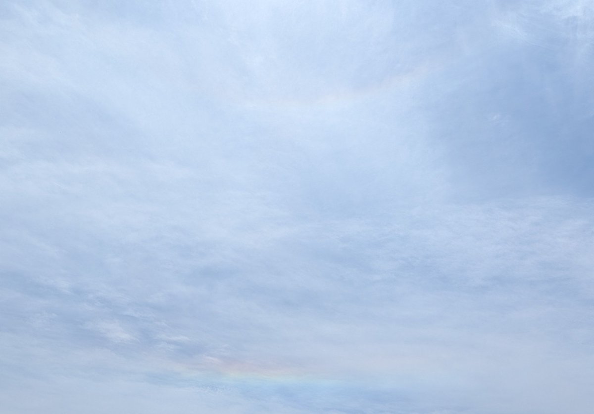 MushrooM_halos's tweet photo. 本日はタンジェントアークにハロ、そして今年初の環水平アークを見つけました✨️
#大気光学現象　#今日の空模様　#天気の図鑑 https://t.co/hJLMxu8bj4