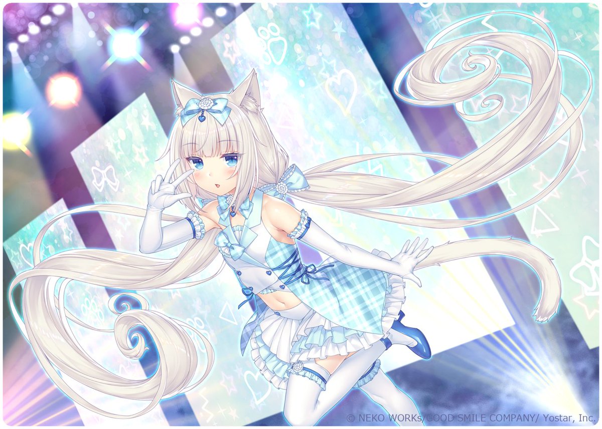 【🐈‍⬛新コスチューム紹介：バニラ🌎】
期間限定イベント『The 1st にゃんオン♪～姉妹のカルテット～』内のコスチュームショップでは新規コスチュームを販売中！👗✨

▼販売期間
～2026年4月27日(月)14:59まで

#ネココネ