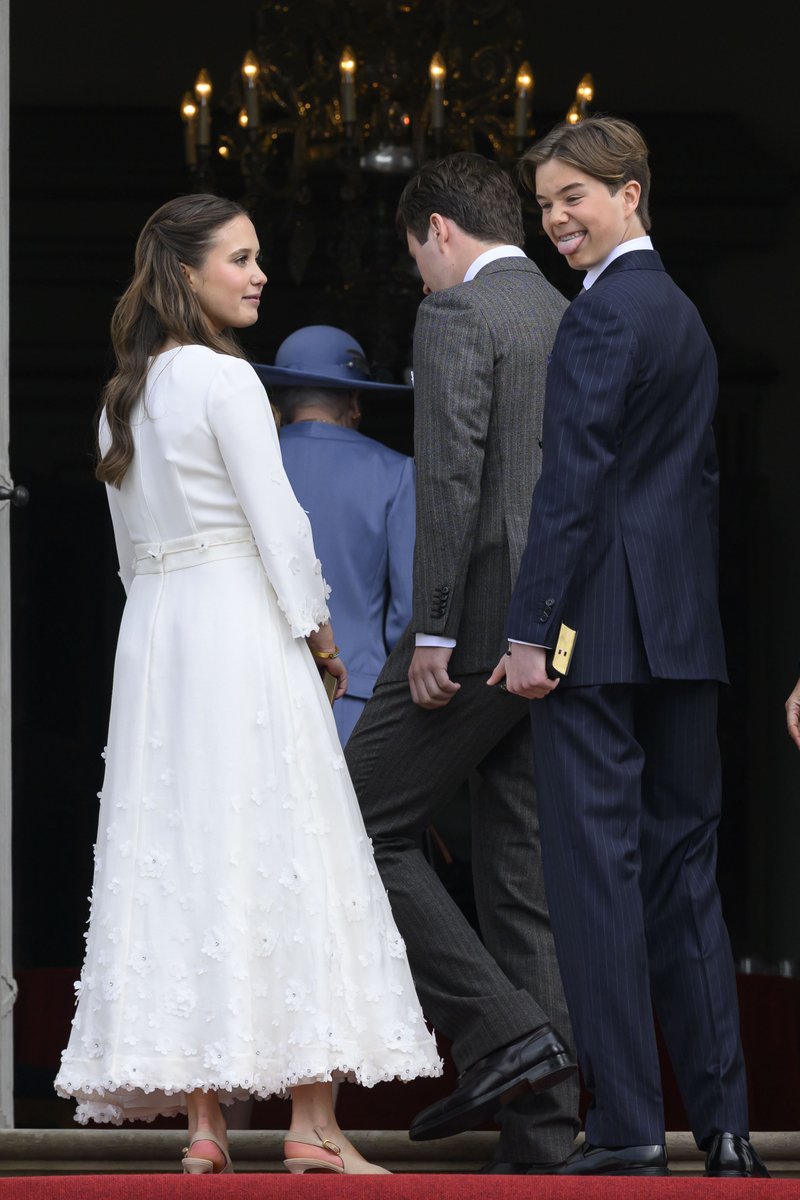royalfocus1's tweet image. Prince Vincent and Princess Josephine of Denmark were joined by their God Father King Felipe of Spain at their confirmation at Fredensborg Palace #Denmark #Confirmation #PrinceVincent #PrincessJosephine