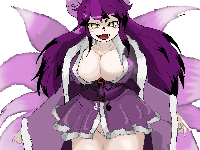nekomataaran's tweet photo. ←ゲーム内立ち絵
→今

みんな妲己様に欲望捧げすぎて胸元溢れそうになってる。
何だったら最近は溢れてる https://t.co/RUZjTmRYQI