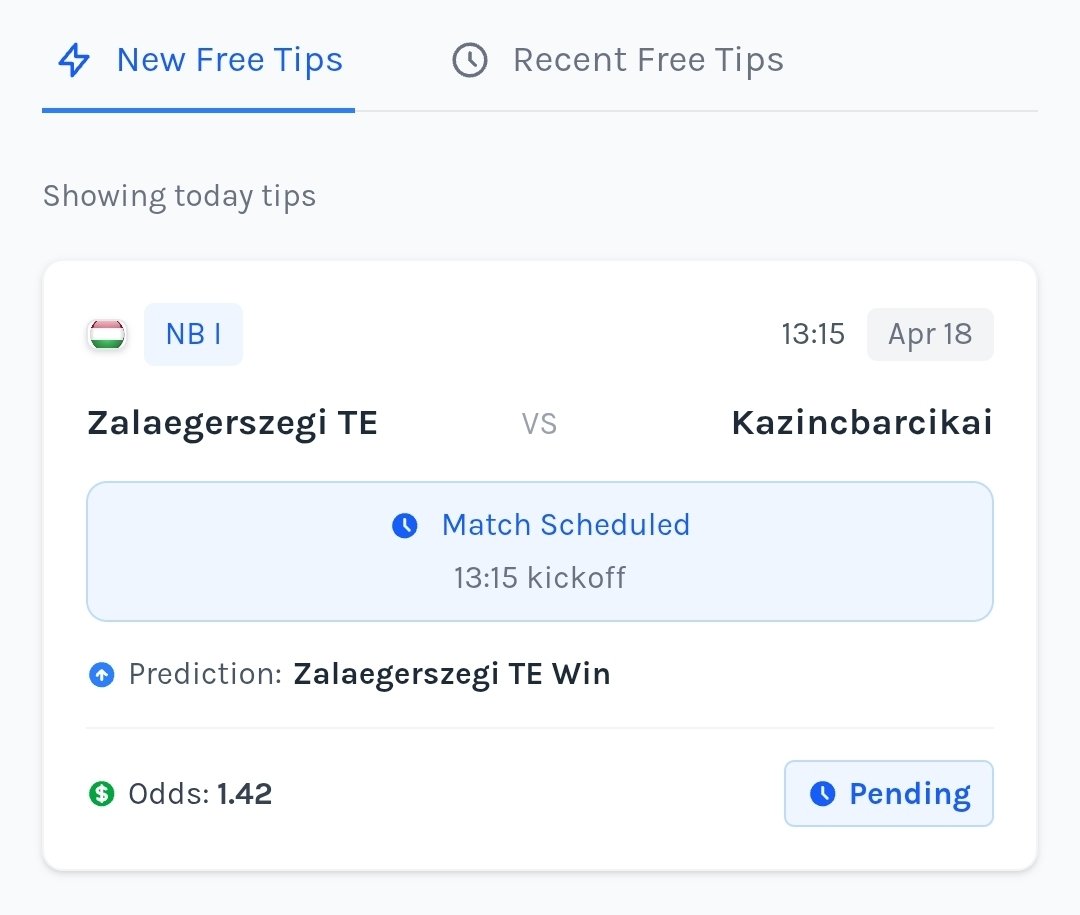 Bettrixapp's tweet photo. Zalaegerszegi TE vs Kazincbarcikai — going with the home side 💪

Tip: Zalaegerszegi TE win
Odds: 1.42
Kickoff: 13:15

Smart picks from bettrixapp, steady wins. 📊 https://t.co/bf4QXNJjse