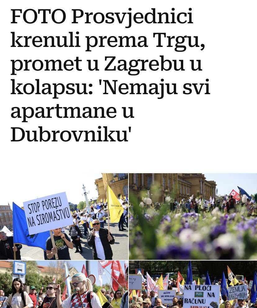 Zamislimo da sindikalisti i zaposlenici javnog/državnog sektora i 1300 državnih poduzeća žele provesti stvarne reforme. (to je teško i zamisliti, ali pokušajte 😊 ).   Pola milijuna državnih radnika predvođeni sindikalistima izađu na prosvjede i nose transparente s natpisima: .