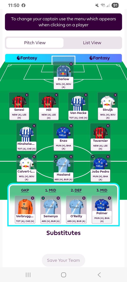 GW 33 🍺 Bench boost active. 30 players, what could go wrong🙏 Elling 🧢