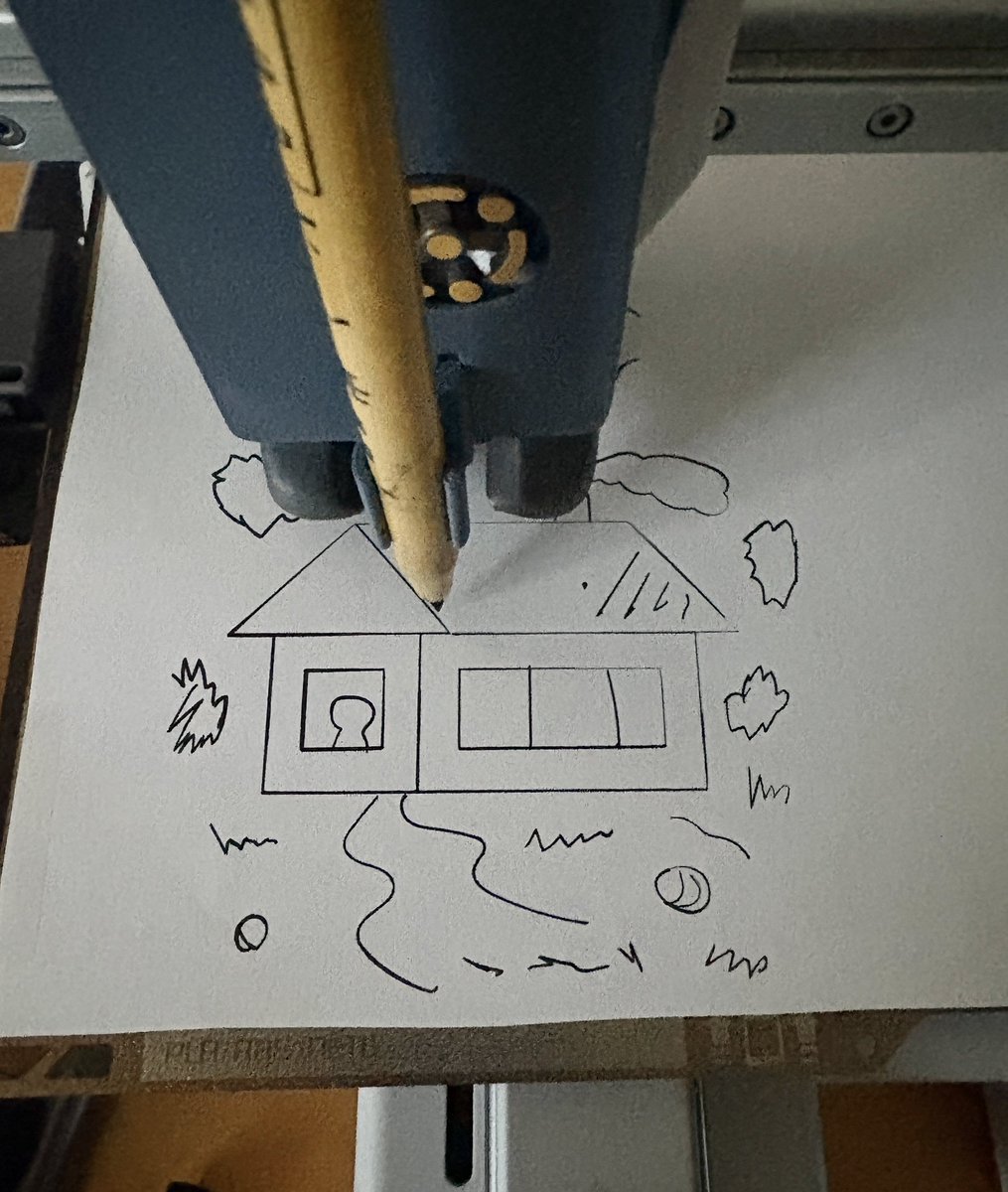 takseko's tweet photo. 3dプリンターをペンプロッターとして使う練習中 https://t.co/2ZIRjIlLjS