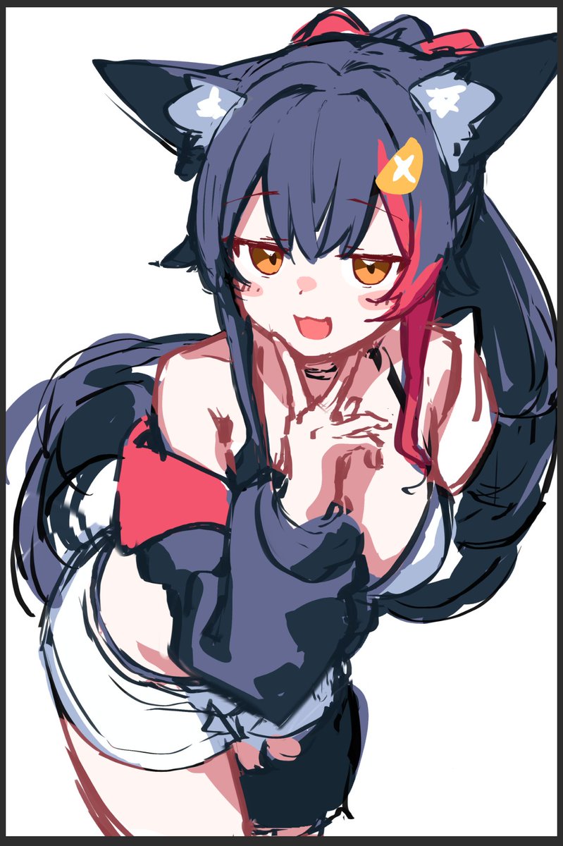 今回描くミオシャの水着はこのような感じです! 