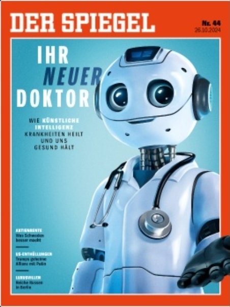 CryptoPawz's tweet photo. @kimmonismus Headline: YOUR NEW DOCTOR
Subheading: HOW ARTIFICIAL INTELLIGENCE HEALS DISEASES AND KEEPS US HEALTHY https://t.co/tDccn06PjW