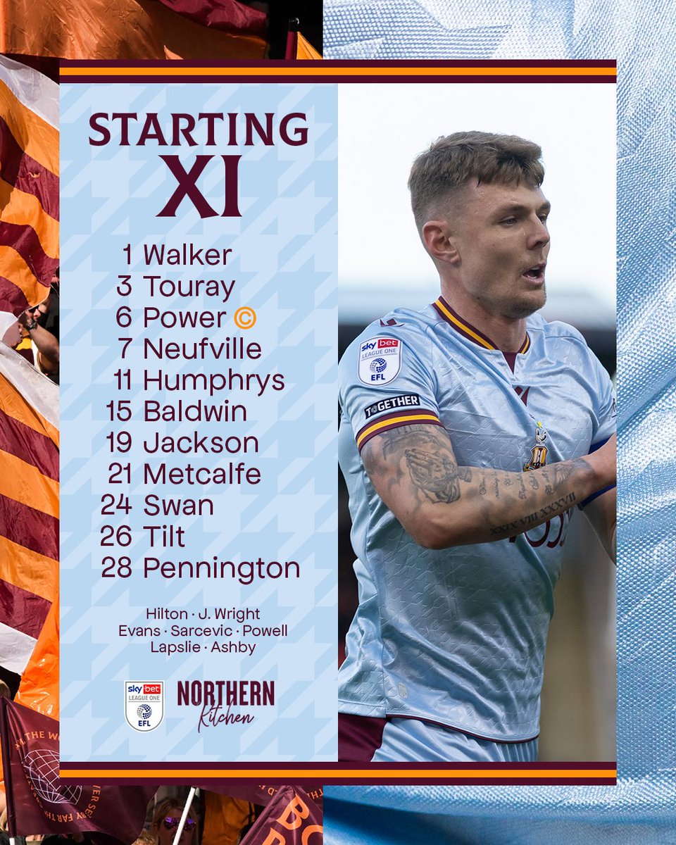 officialbantams's tweet image. The Bantams to take on Barnsley. 💪

#BCAFC | #BARvBRA | @NrthrnKitchenBD
