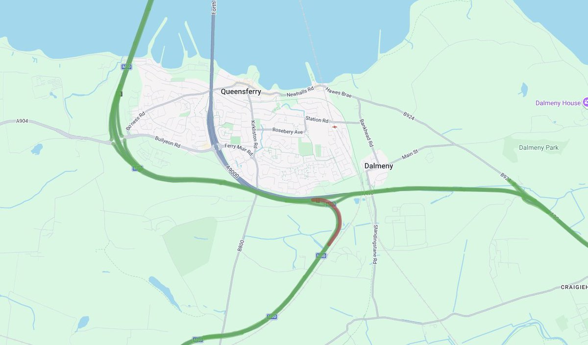 trafficscotland's tweet image. NEW❗️ ⌚11:05
🛣️ #M90 Southbound at Junction 1

⚠️The #M90 Southbound is ⚠️RESTRICTED⚠️ at Junction 1 due to a road traffic collision.

🚗Drivers advised to #TakeCare and #DriveSafe on approach

📢Updates to follow

@SETrunkRoads