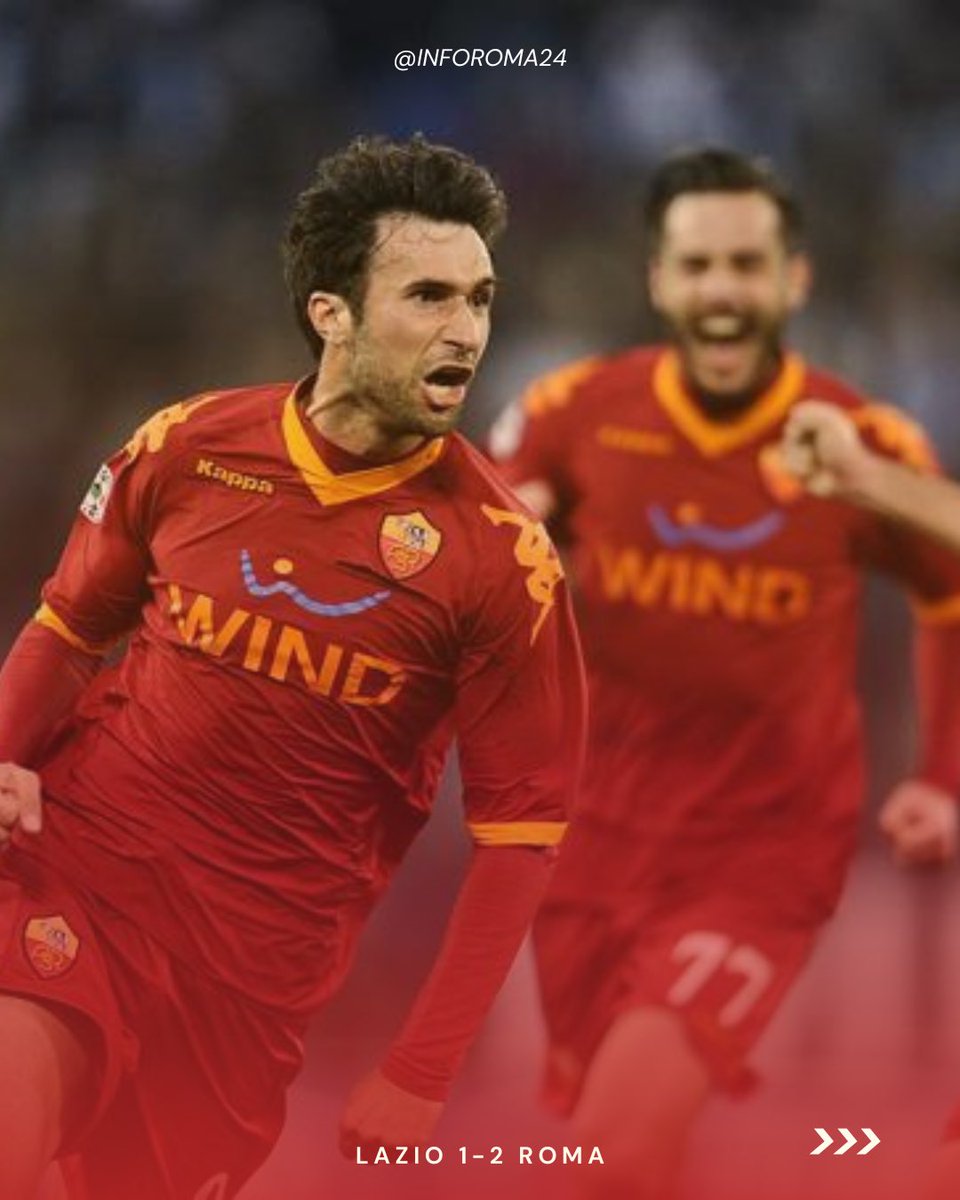 inforoma24's tweet photo. 🟡🔴Accadde oggi, 18 aprile 2010: l’#ASRoma si aggiudica il derby in rimonta contro la #Lazio con un punteggio di 2-1. La doppietta di #Vucinic e il rigore decisivo parato da #JulioSergio a #Floccari hanno siglato la vittoria della squadra. https://t.co/MgulgrWbrt