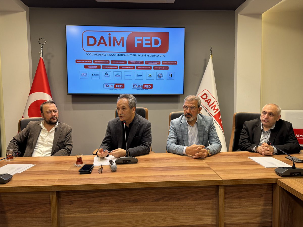 DOĞU AKDENİZ MÜTEAHHİT BİRLİKLERİ FEDERASYONU tweet media