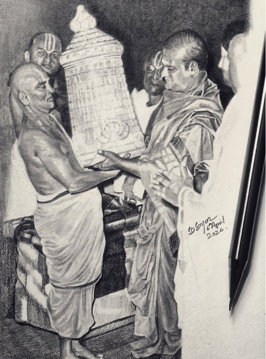 SDSagar999's tweet photo. my pencil sketch
తిరుమల శ్రీ వేంకటేశ్వరస్వామి వారి "వజ్ర కిరీటం" ఎన్టీఆర్ గారు  🙏
@JaiTDP @ManagingTrustee https://t.co/FLDdg7IApA