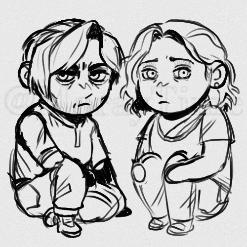 MorayTime's tweet photo. Sketching out re9 chibi's, artblock kinda has me rn
#residentevil #re9 #leonkennedy #graceashcroft https://t.co/YAzFTfFkhF