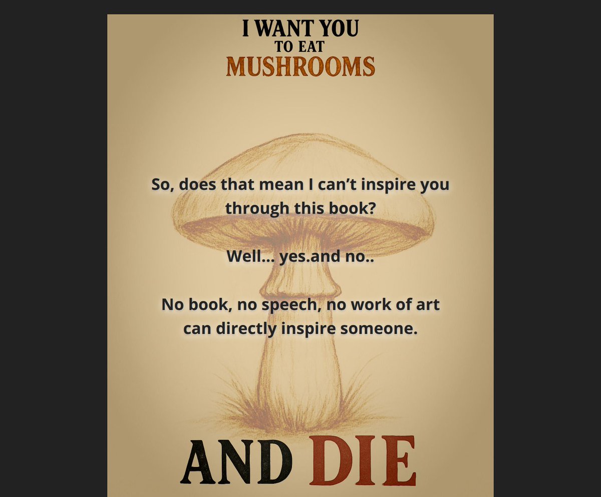eat_shroom_n_dy's tweet image. Not your usual book. Not your usual sentences. Download Infotik to read the whole book.
#UnusualReads #BookLaunch #Infotik