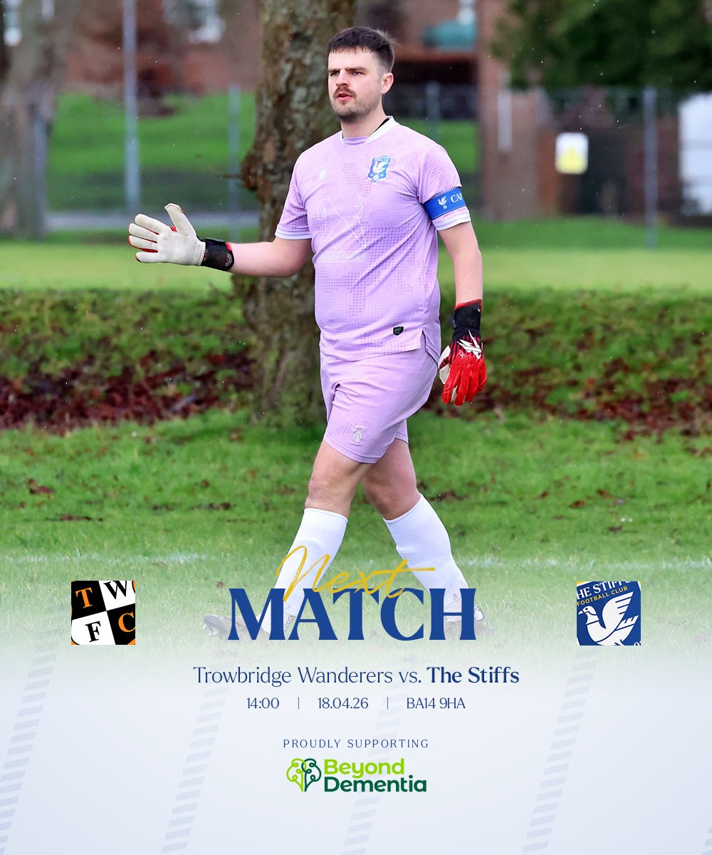 thestiffsfc's tweet photo. Our final game of the season has plenty of eyes on it, with Trowbridge Wanderers needing a win to take the title from Bishops Cannings Reserves 🏆 https://t.co/LswIZ4NlP5