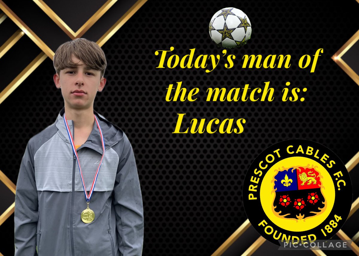 PCablesU13's tweet photo. Sat 18th Bs Crest EIM
@_MYFL U13 Cup Semi-final

The boys go out of the cup against a very good Crest side. It was always going to be hard, but the boys needed to be more competitive. 

MotM was Lucas, who never stopped running back and forward. 

@MCSoccerSchools 
@cablesjfc https://t.co/qKfjvWgNjs