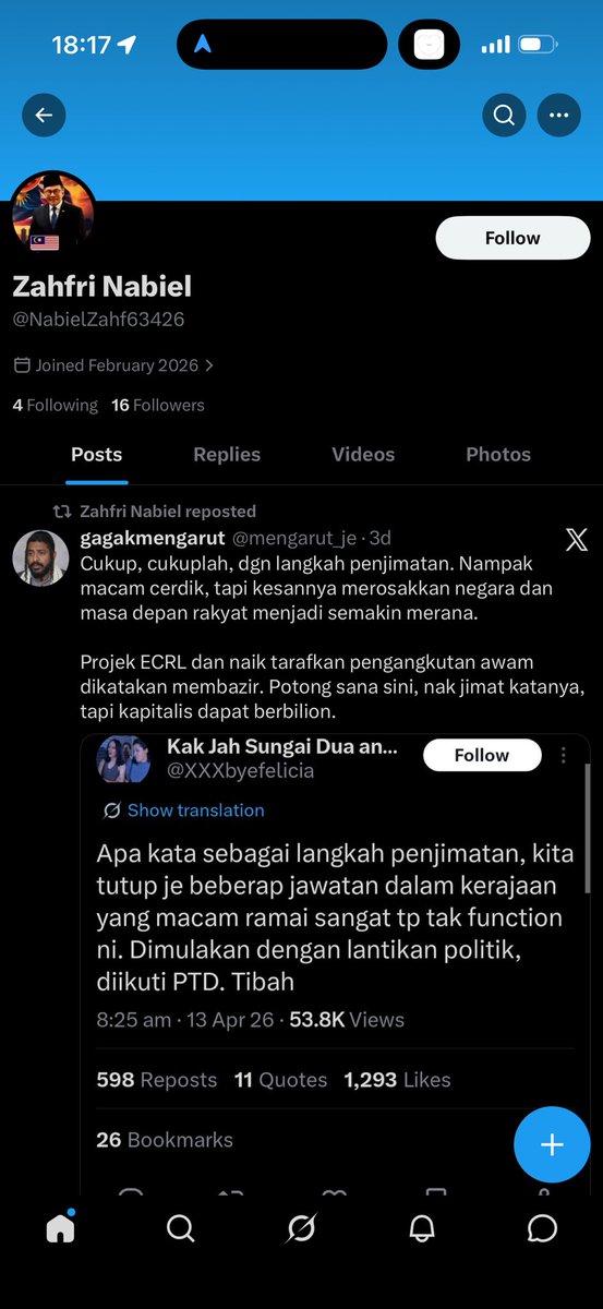 rajin betul indon bodoh ni buat fake akaun. apa kau dapat sebenarnya?
