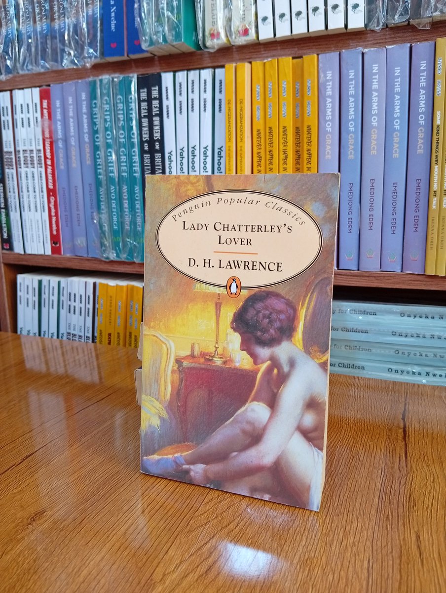 TDBookstores's tweet photo. This classic follows the sexually frustrated Constance Reid married to Sir Clifford Chatterley. Clifford returns from the war paralyzed from the waist down and emotionally distant. Constance begins an affair with their estate's gamekeeper. 

Price: 3000

#bookstore #bookhaul https://t.co/nXVFWi4BxA