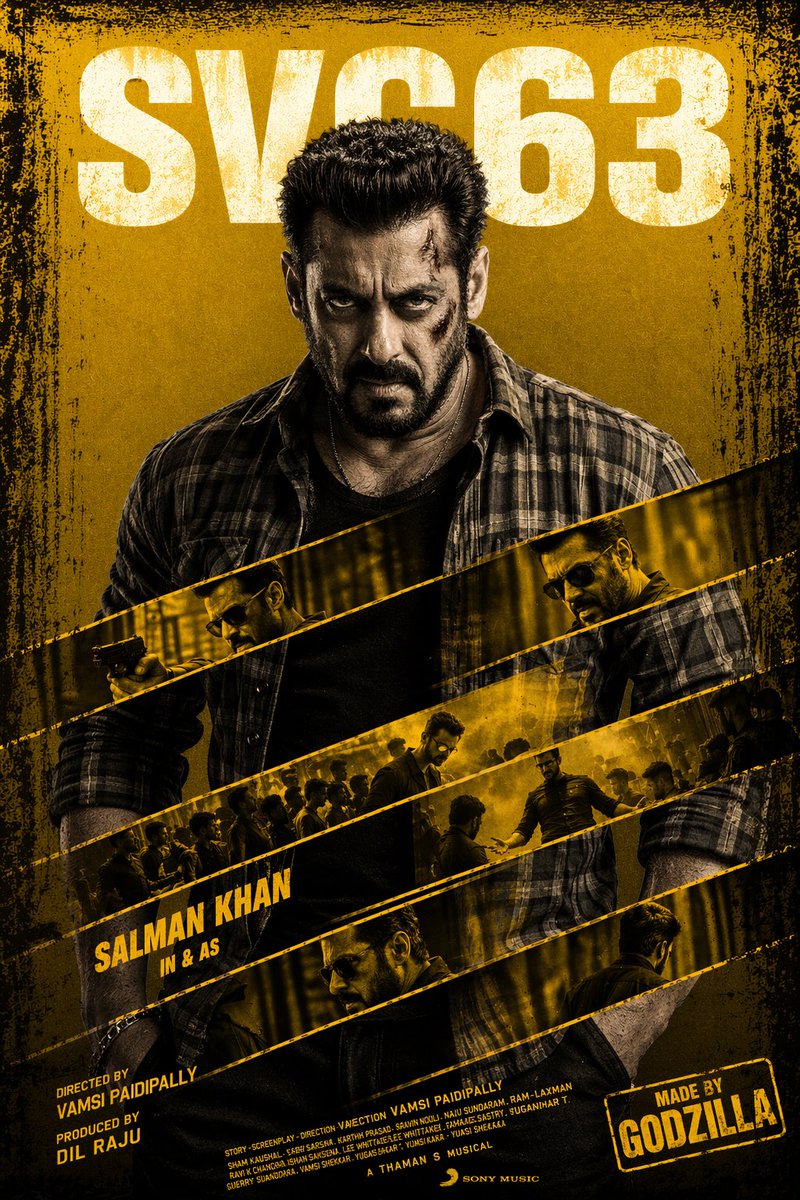Gazab fan made poster 🔥🔥

#SalmanKhan #Nayanthara #SVC63.