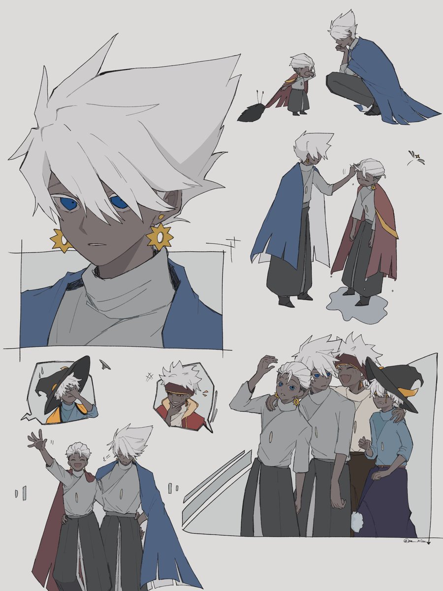 ((青い人 tweet media