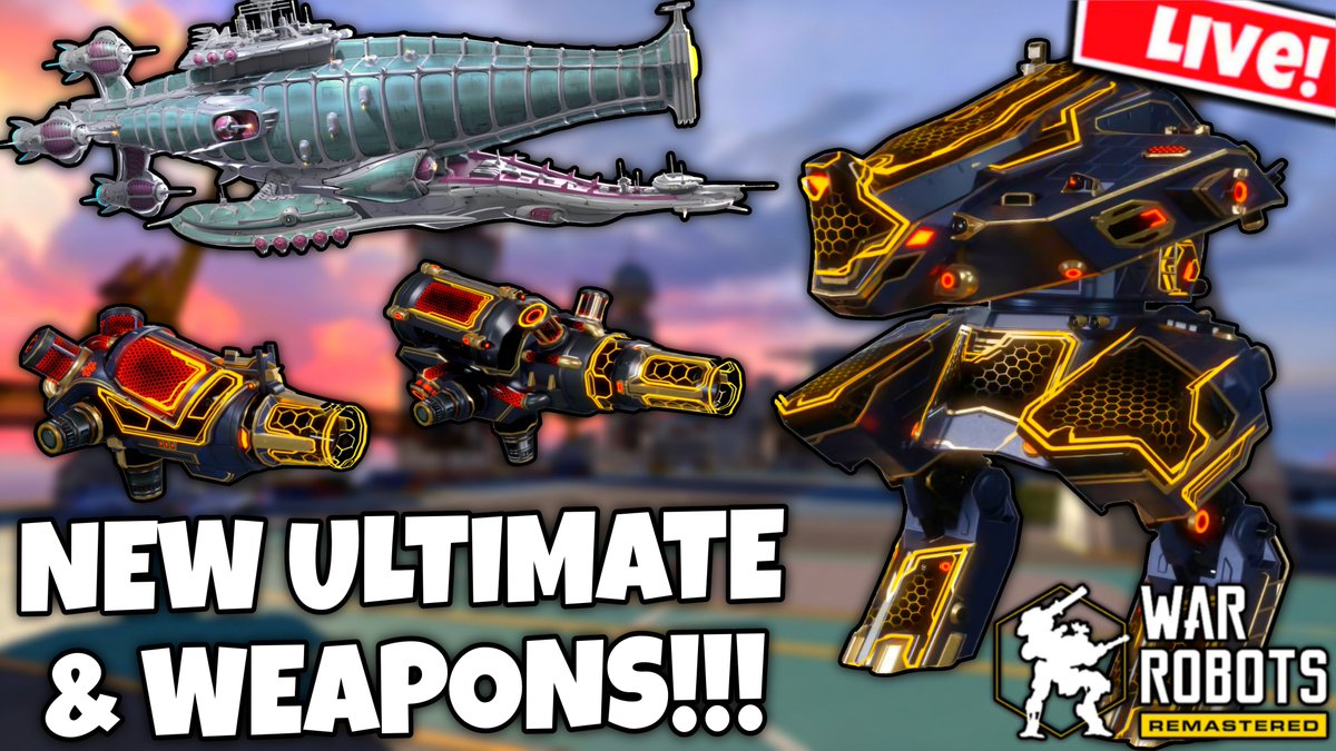 BeefyYT_'s tweet image. OMG! New ULTIMATE RHINO &amp;amp; New SNIPER Weapons | War Robots 12.1 Test Server youtu.be/hIVLQt83Auc

#warrobots #wr #gameplay