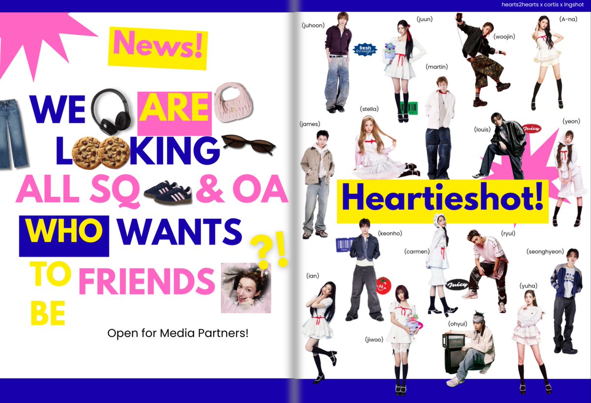 ✆ 𝘥𝘳𝘳𝘵𝘵.. new issue : Heartieshot Club!📓🎡 tweet media