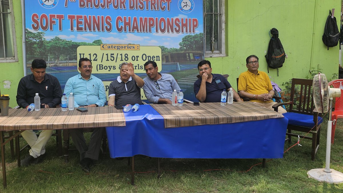 dwivedipravinkr's tweet image. On 18th April 2026 as #Patron #Bhojpur #Soft_Tennis Association, glad to welcome dignitaries Boys,Girls 7th Bhojpur District Soft Tennis #championship 🏆 
#soft_tennis_association
#Soft_Tennis_Association_Bihar @soft_india @IndiaSports @Media_SAI #softtennis #IndianSoftTennisTeam