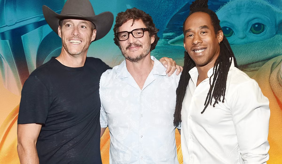 El personaje principal de “The Mandalorian” está interpretado por el actor Brendan Wayne (izquierda) y el especialista Lateef Crowder (derecha). Pedro Pascal pone la voz y algunas escenas seleccionadas.