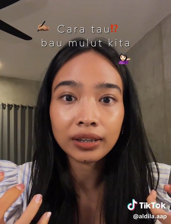 Mari kita usahakan :

Lebih aware lagi sama kebersihan mulut &amp; gigi karena... not everyone will tell you, but they can smell it