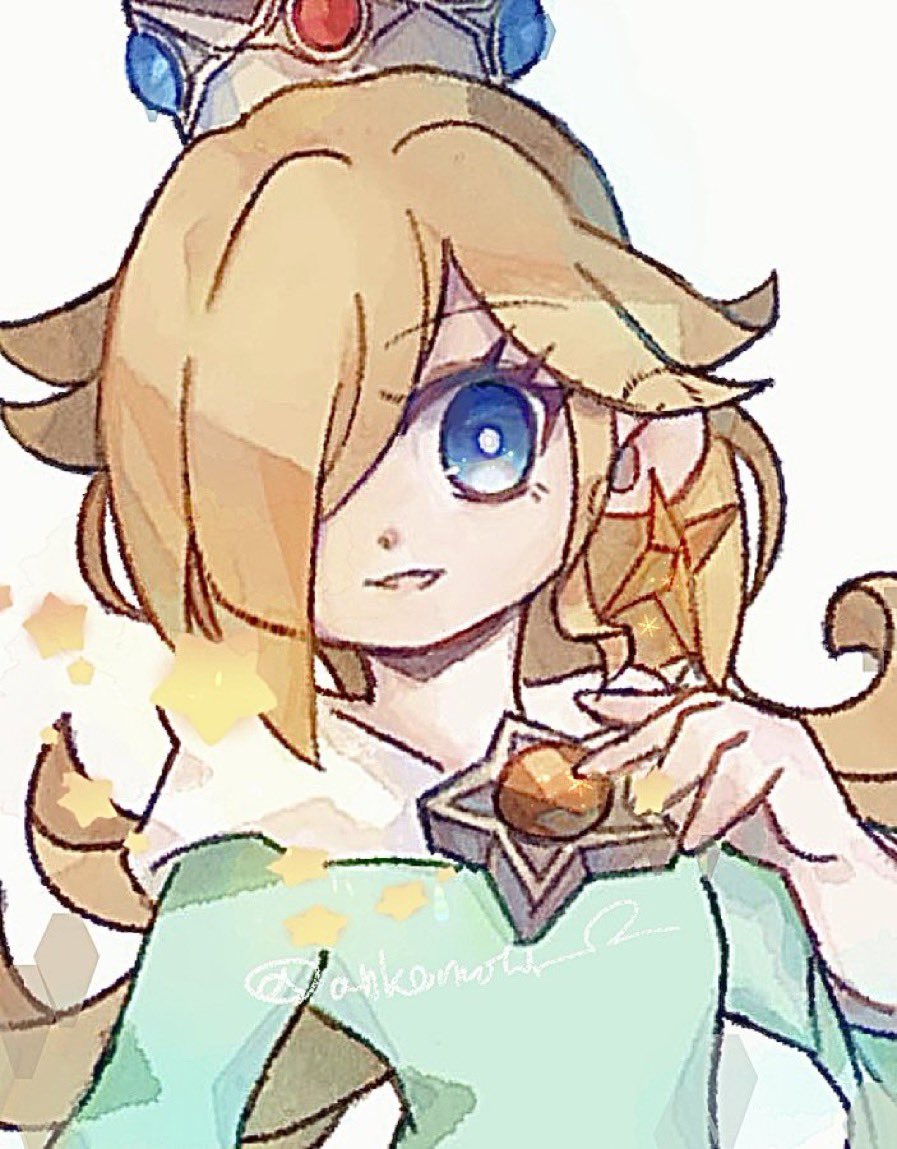 以前描いたピーチ＆ロゼッタ並べてみました🍑🌟映画公開まであともう少しですね！