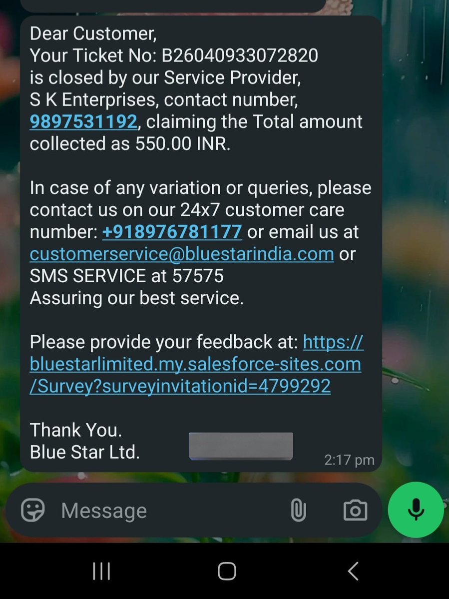 After numerous attempts to reach the customer care team and the Bareilly office AC maintenance issue is still unresolved. Extremely disappointed with the service from . This kind of negligence is unacceptable.

Pathetic experience. #Bluestar
<a href="/BlueStarLtd/">Blue Star</a>
@BlueStarcare