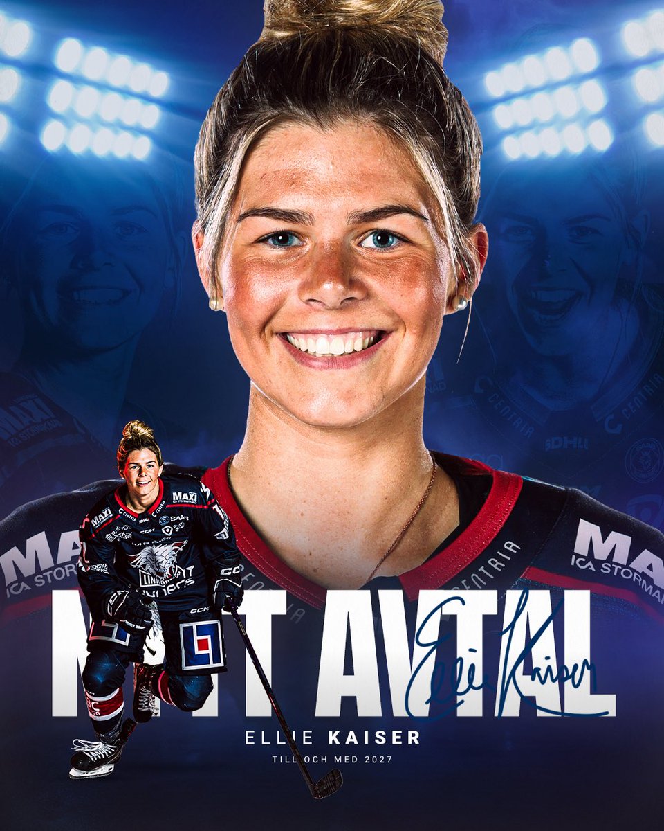 🤝 Ellie Kaiser och Linköping Hockey Club har kommit överens om ett nytt ettårsavtal!

Det nya avtalet sträcker sig därmed till 2027.

🔗 Läs mer här: lhc.eu/article/d3batd…