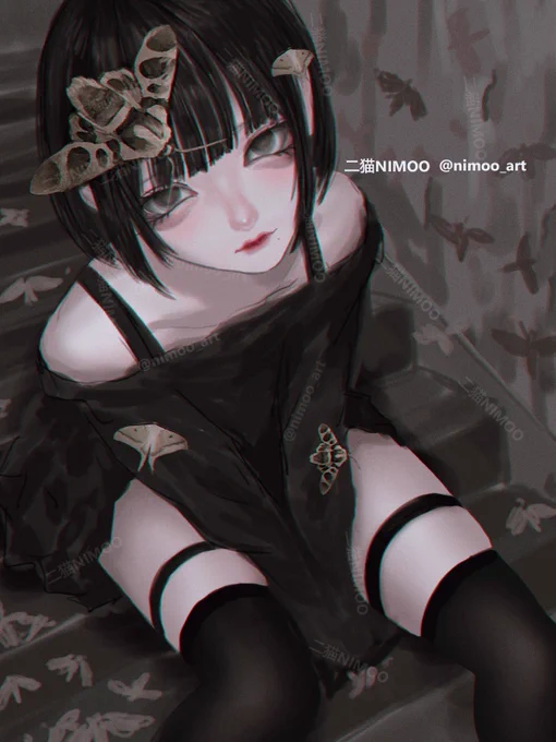 Lost in the Wrong Way #イラスト #地雷系女子 #drawing