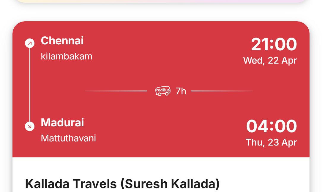 RockySimson's tweet image. Hi I booked a journey from chennai to madurai in suresh kallada travels in @redBus_in but the journey is cancelled from the travels side but still in redbus its in booked status .. please check it and process my refund ASAP

@redBus_in #redbus #redbus #sureshkallada