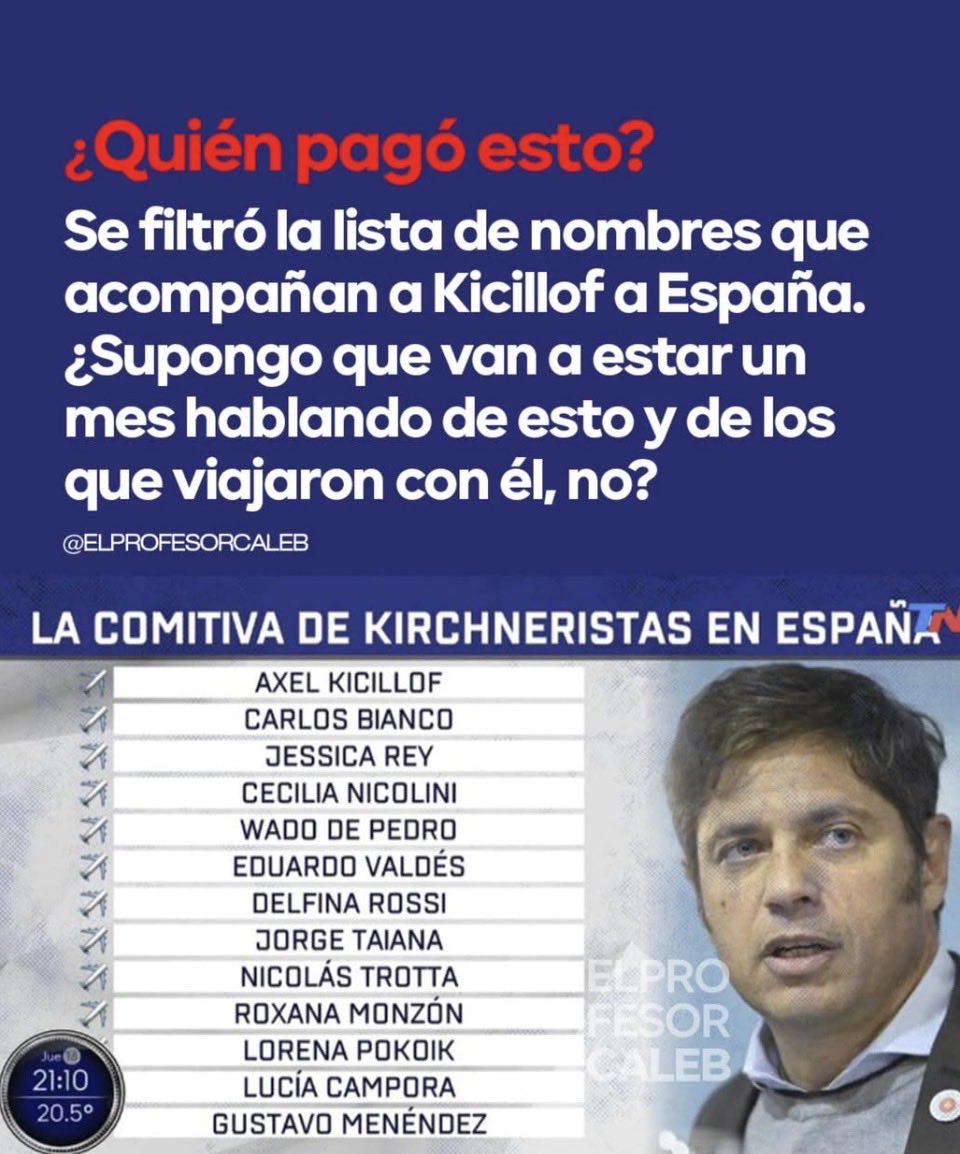 <a href="/CeliaCa64635174/">Celia</a> <a href="/Kicillofok/">Axel Kicillof</a> es tan PE LO TU DO que va a España y lleva un traductor❗️ 💩💩💩💩💩💩
