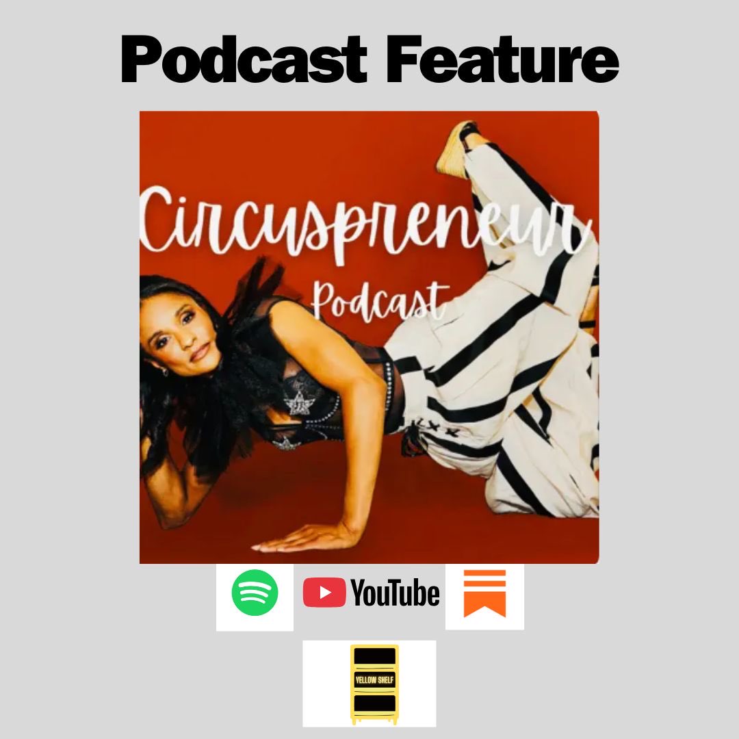 Yellowshelf22's tweet image. 🎪✨ Where artistry meets entrepreneurship.

real stories behind the spotlight. navigating the #circus industry to redefining creativity &amp;amp; what it takes to build a life as an artist.

Hosted by world-class acrobat and visionary Shenea Stiletto,

#podcast #podcastrecommendation