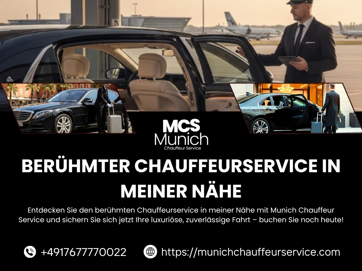 munichchauffeu's tweet image. Ein renommierter Chauffeurservice in Ihrer Nähe bietet luxuriöse, sichere und pünktliche Fahrten für Geschäftsreisen, Flughafentransfers und besondere Anlässe.

📞 +49 176 77770022
🌐 munichchauffeurservice.com

#Chauffeurservice #LuxusTransport #PrivaterFahrer #Flughafentransfer