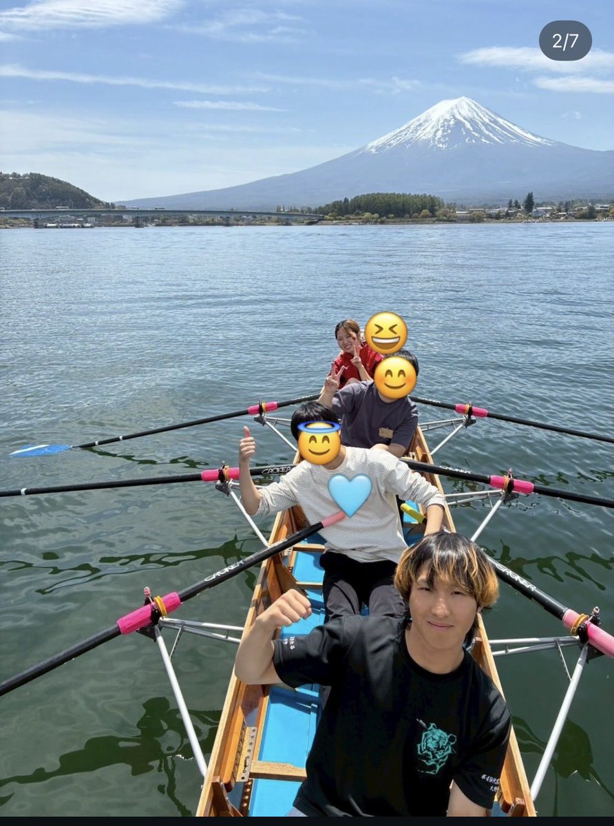boatymurowing's tweet photo. 今日は乗艇体験をしました！
天気に恵まれて、綺麗な富士山が見えて良かったです✨️
なんと1年生は18人きてくれました！ありがとう😊

乗艇体験の他にモーターボートに乗ったり河口湖観光したりしました！明日はBBQと乗艇体験になります❤️‍🔥❤️‍🔥 https://t.co/JP0SRIAxu9