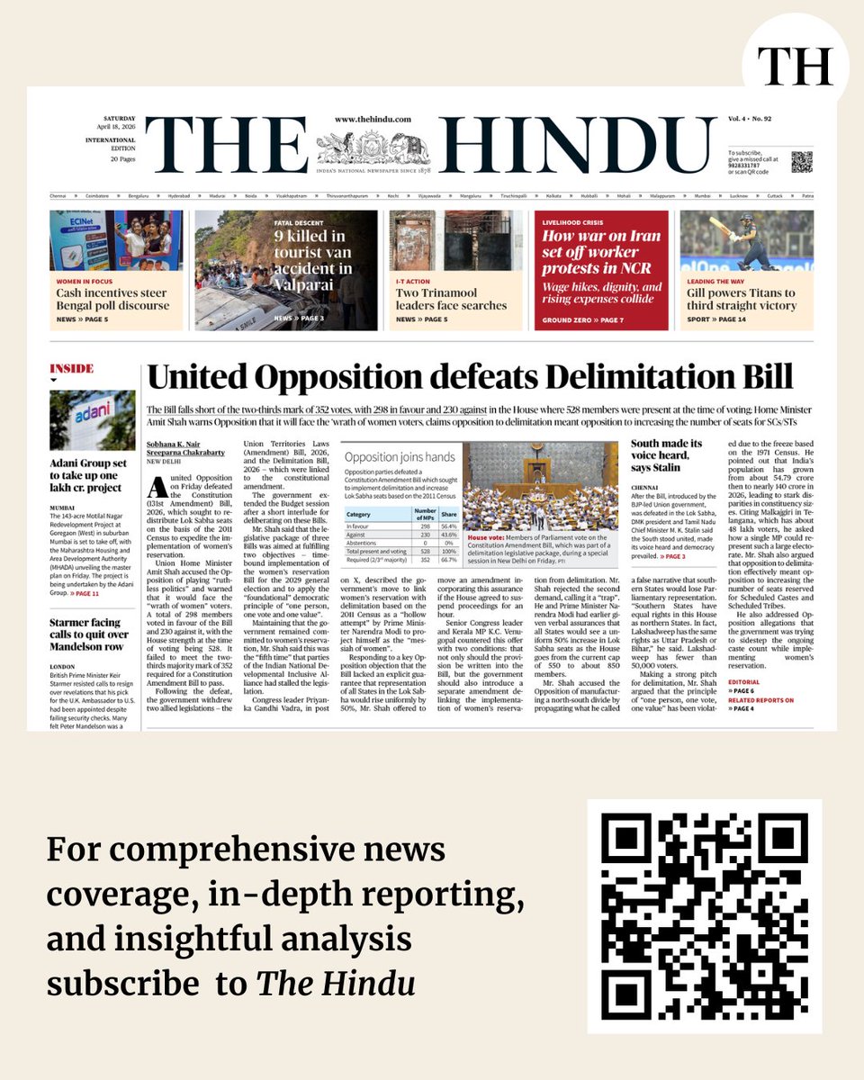 The Hindu tweet media