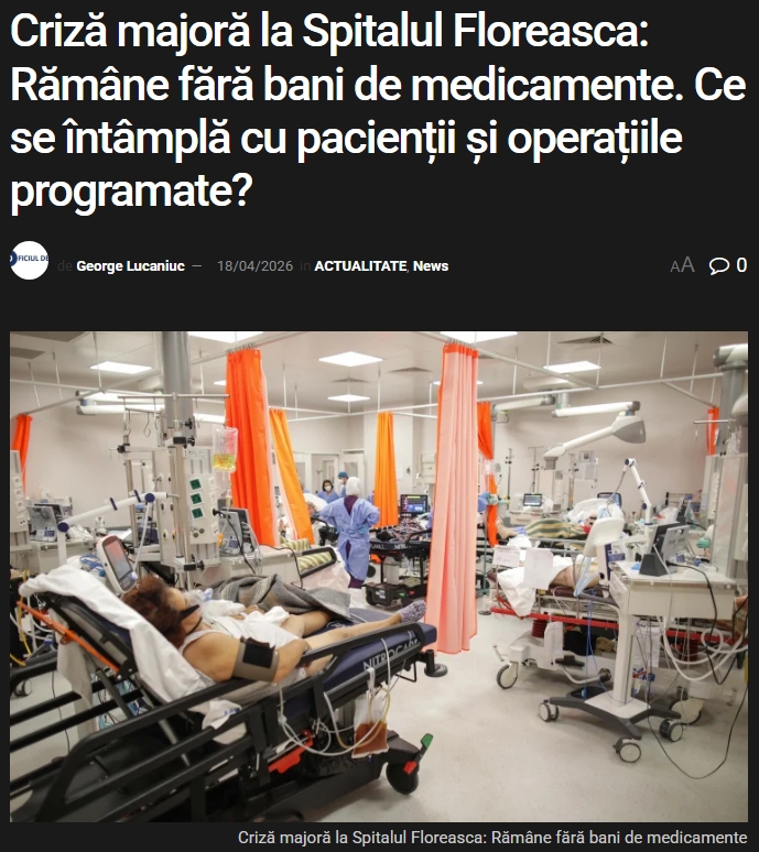 mariandidthis's tweet photo. #Romania #Taxe #Impozite #Economie #Criza #USR #PSD #PNL #UDMR #RomaniaJefuita #Politica #Sanatate #Floreasca
🚨 RUȘINE MAXIMĂ la Guvernul Bolojan (USR + PSD + PNL + UDMR)!
Ați reușit performanța istorică să creșteți taxele cu zeci de procente și totuși să nu aveți bani pentru paracetamol și pansamente la Floreasca.