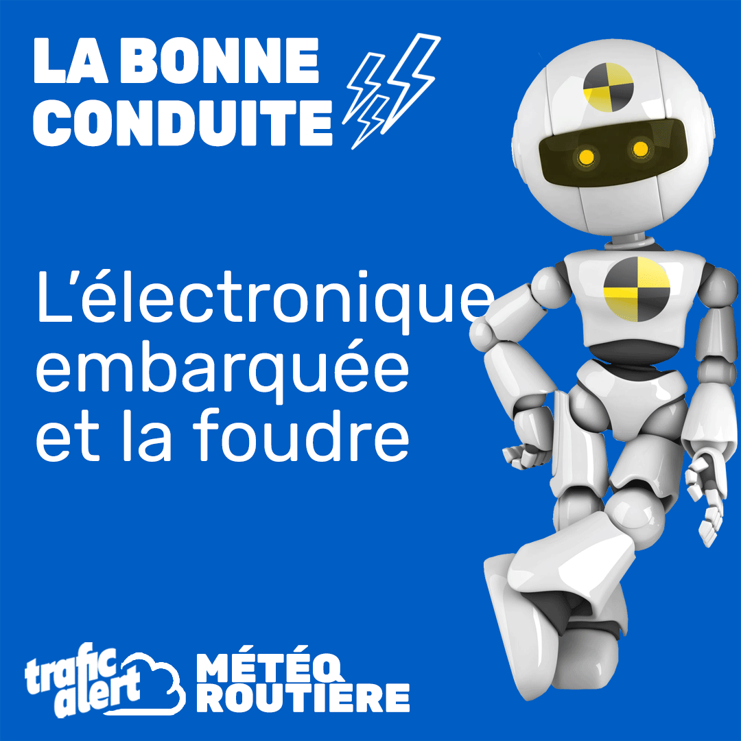 trafic_sud's tweet photo. 🌥 LA BONNE CONDUITE ORAGE | Attention aux effets de la foudre sur l'électronique embarquée #meteo #conduite #orage #foudre #electronique +sur  https://t.co/ONlcPoJ2nG https://t.co/47THjTdppI