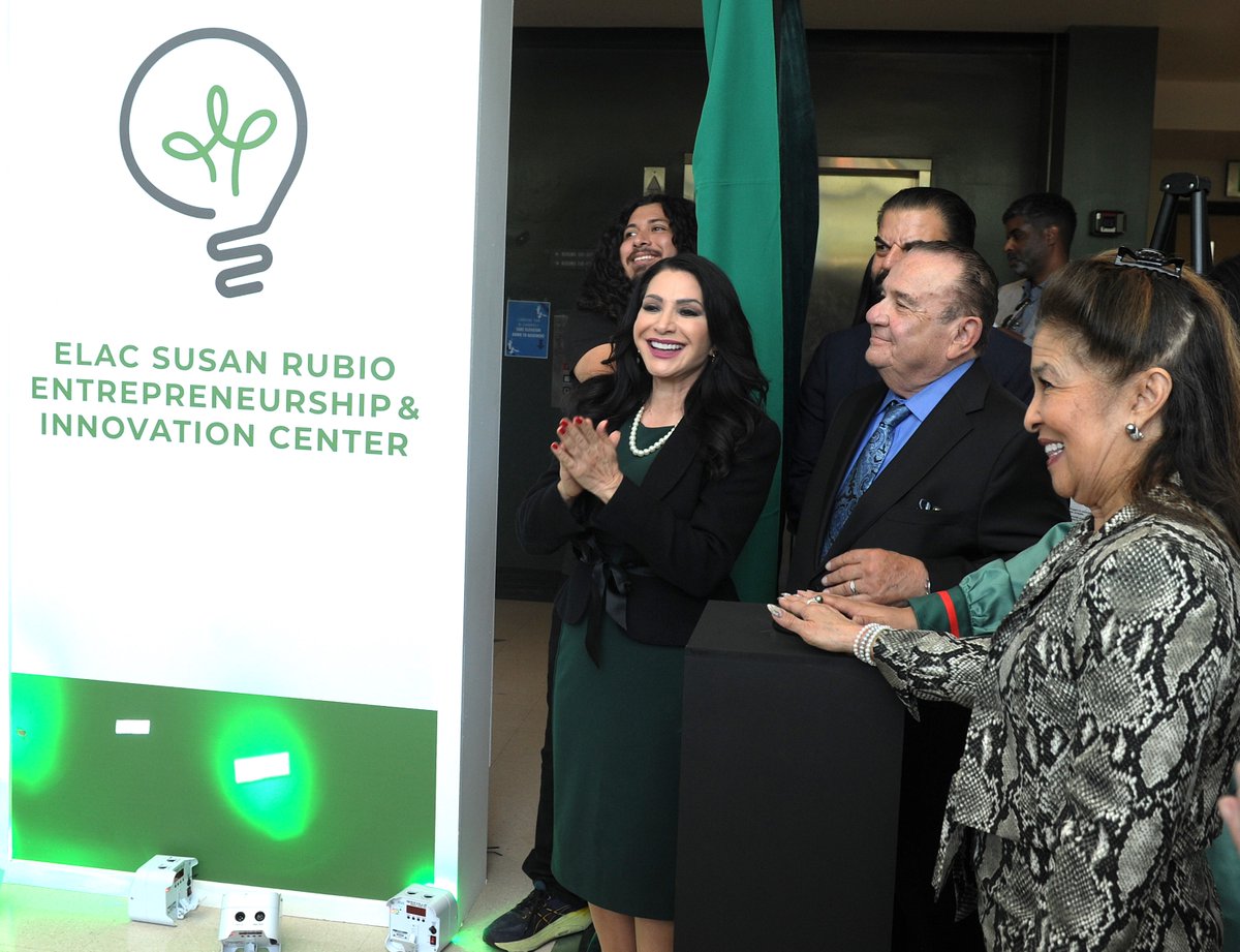 EastLACollege's tweet image. The new #ELAC Susan Rubio Entrepreneurship &amp;amp; Innovation Center, a regional hub backed by a $2.5 million state investment secured by the state senator, is designed to expand access to entrepreneurship, accelerate small business development, and strengthen economic opportunity.