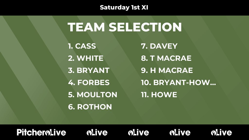 wlwcc's tweet photo. Today's Saturday 1st XI team selection #Pitchero
https://t.co/Nc3C6xXKDZ https://t.co/KoZnGIr5fB