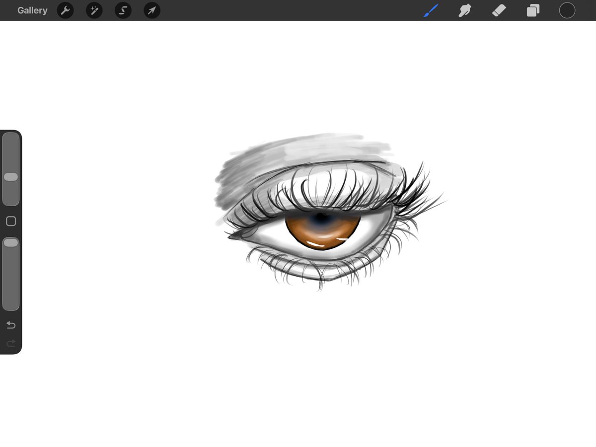 MarkSensei___'s tweet image. Day 14 of learning to draw eyes. Ok technically it’s day 15, but I kind forgot to upload day 14 yesterday. So I will do two posts today. #digital #art #learning #new