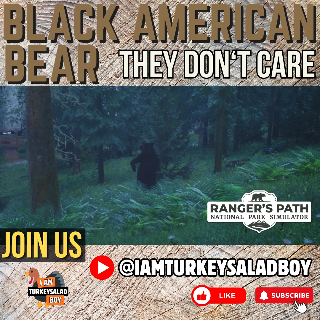iturkeysaladboy's tweet image. Who's afraid of the big bad bear?
Not I 😱
#RangersPath #NationalParkSimulator #NoFear