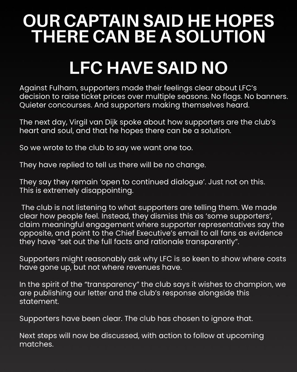 Liverpool FC Supporters Board tweet media